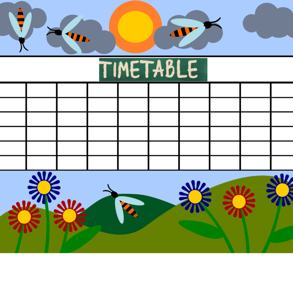 self study timetable